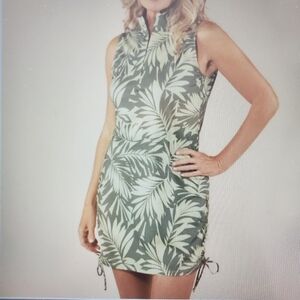 Lands' End Palm Swim Cover Up XS NWT